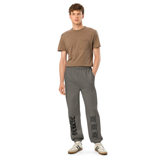 unisex heavyweight sweatpants asphalt front 68d8145e155fb