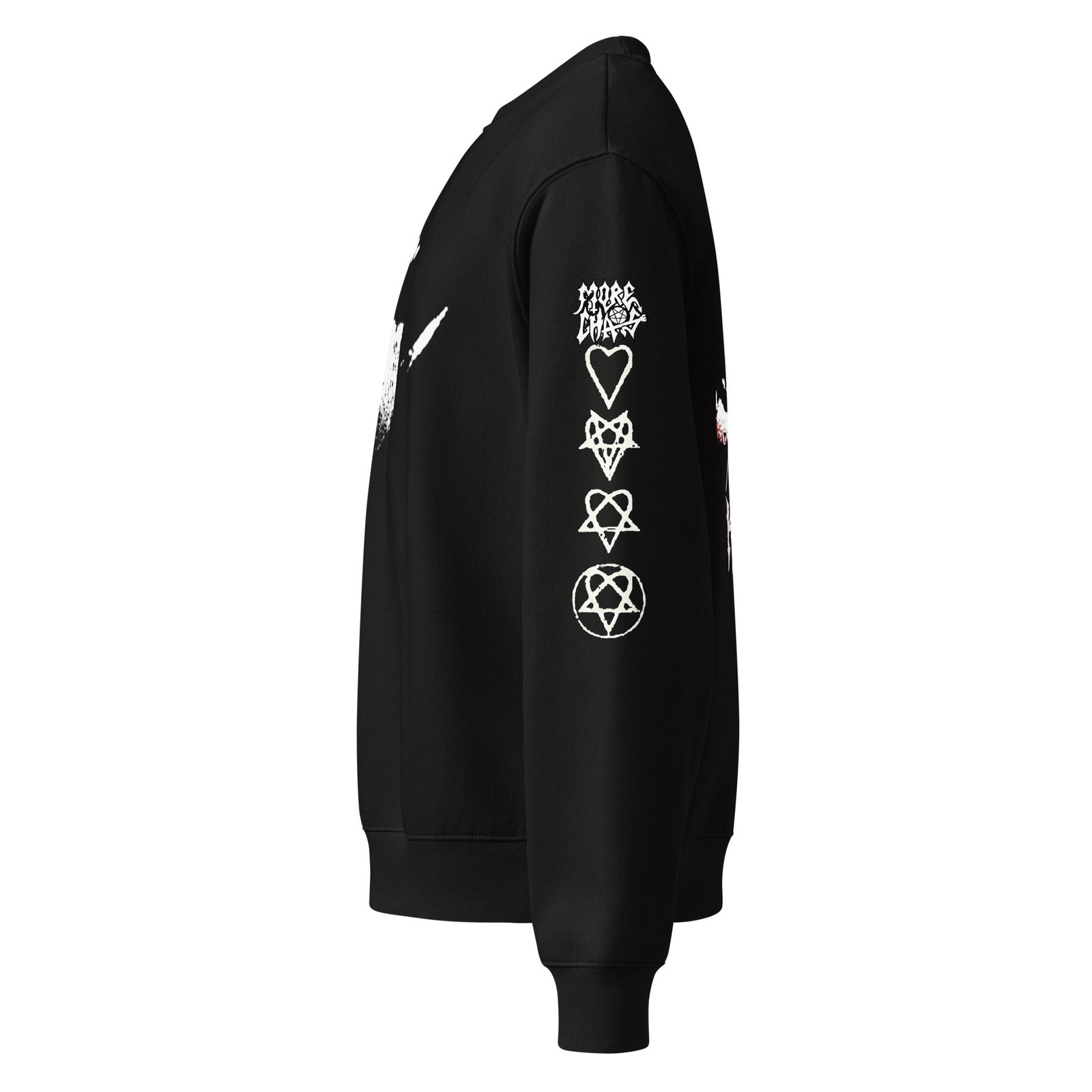 unisex oversized heavyweight sweatshirt black left 68d818686b621