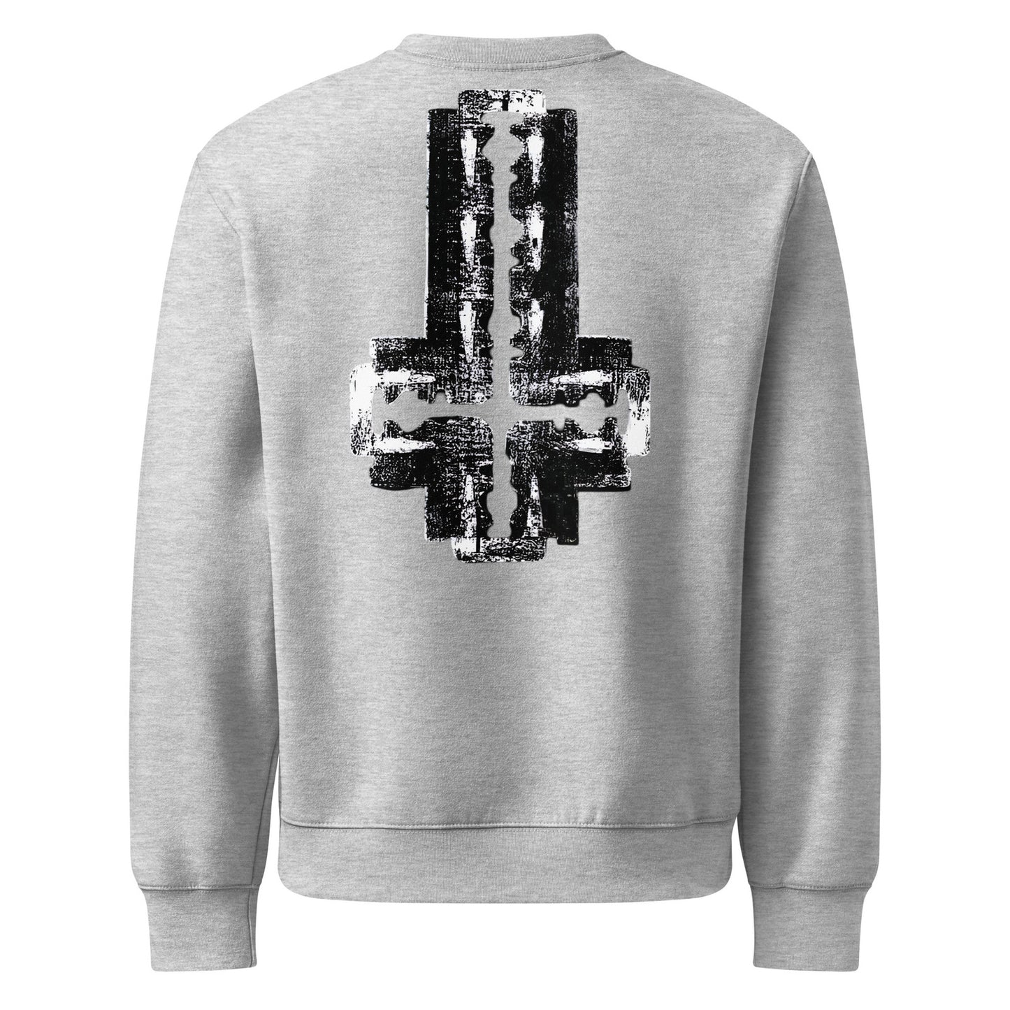 unisex oversized heavyweight sweatshirt athletic heather back 68d81e0a735f7