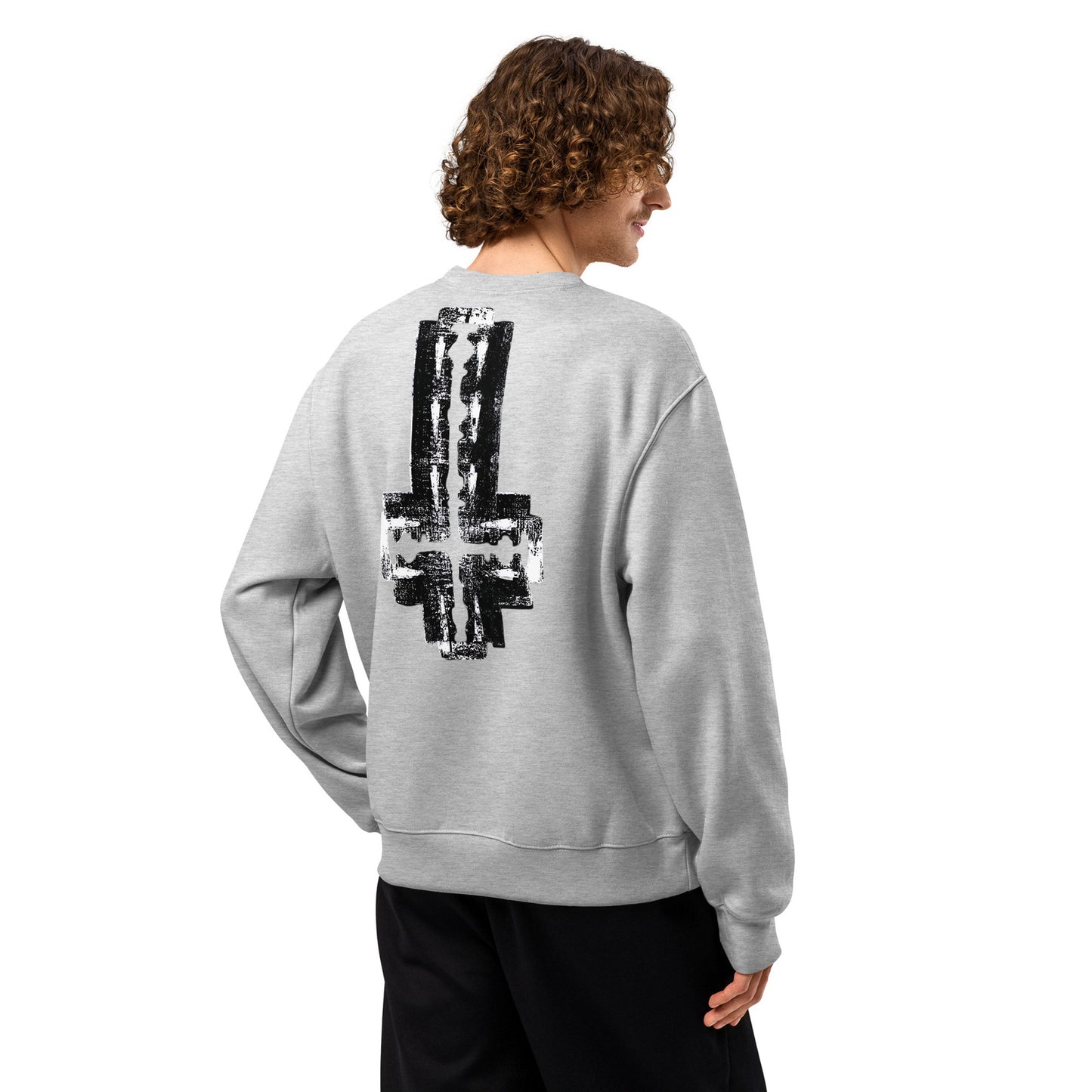 unisex oversized heavyweight sweatshirt athletic heather back 68d81e0a743c4