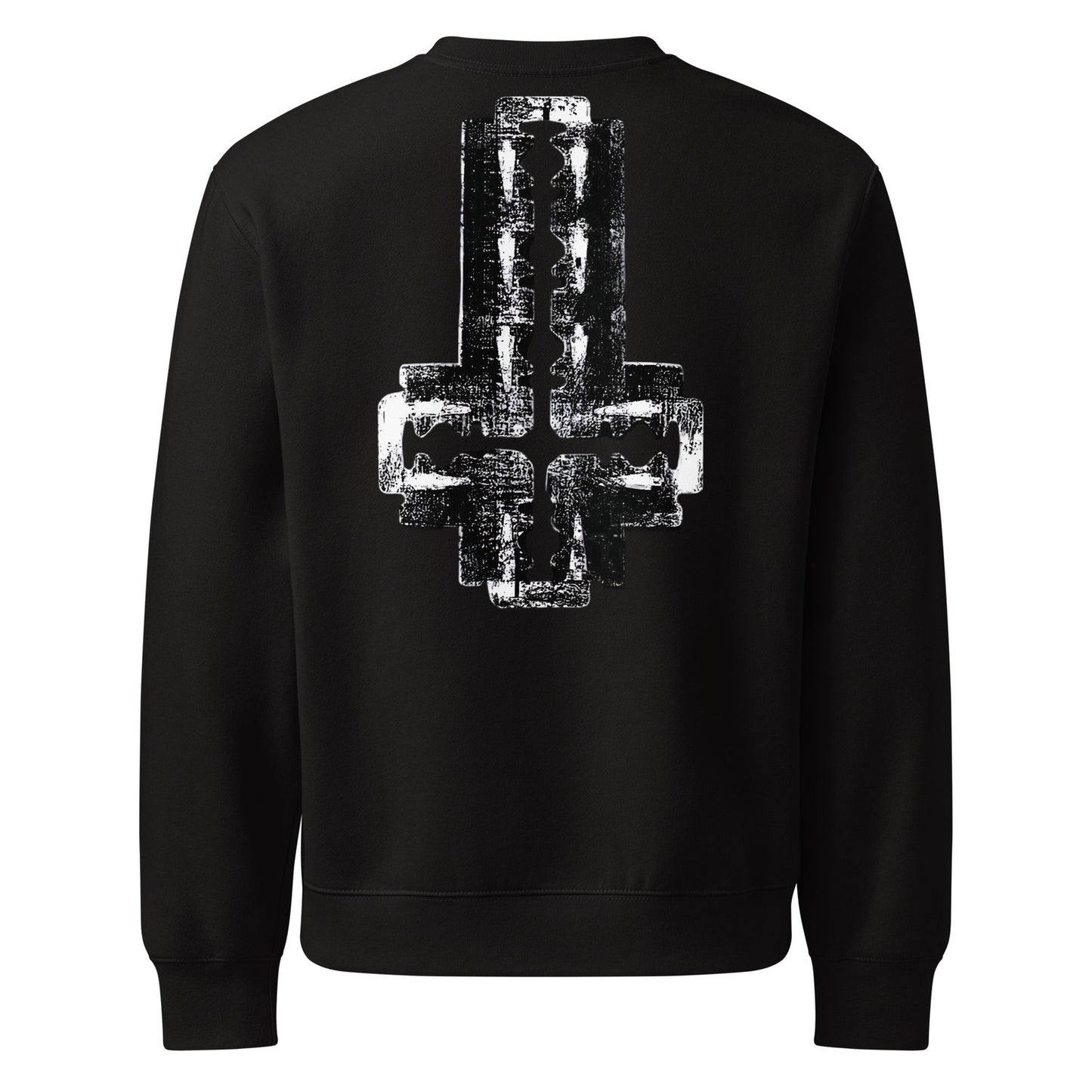 unisex oversized heavyweight sweatshirt black back 68d81e0a736df