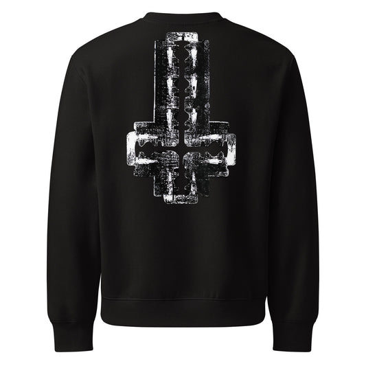 unisex oversized heavyweight sweatshirt black back 68d81e0a736df