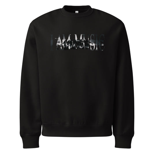 unisex oversized heavyweight sweatshirt black front 68d81e0a72974