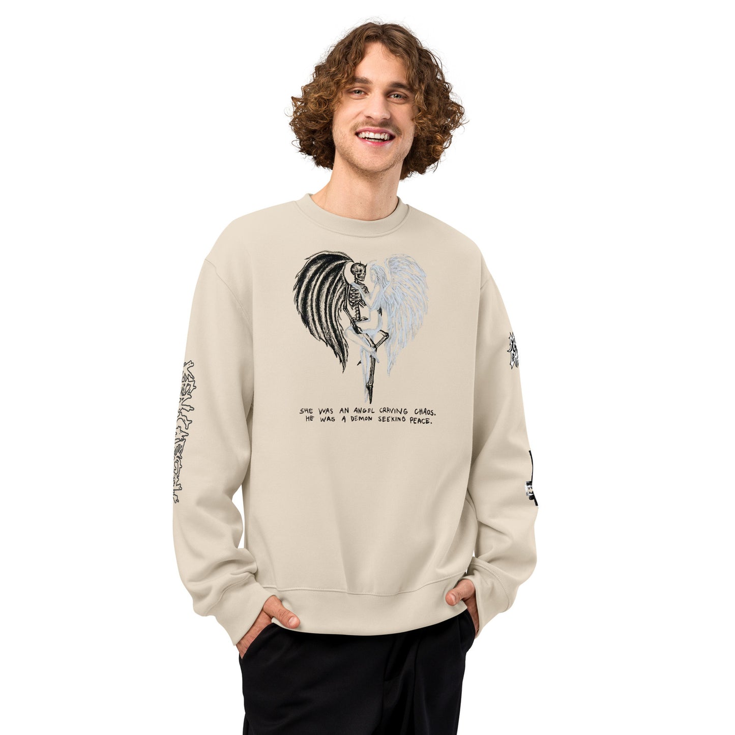 unisex oversized heavyweight sweatshirt dust front 68d82a3c3dc55