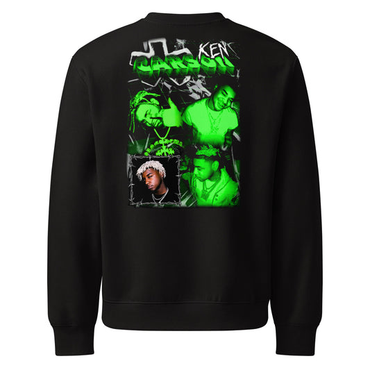 unisex oversized heavyweight sweatshirt black back 68d82eef6f578