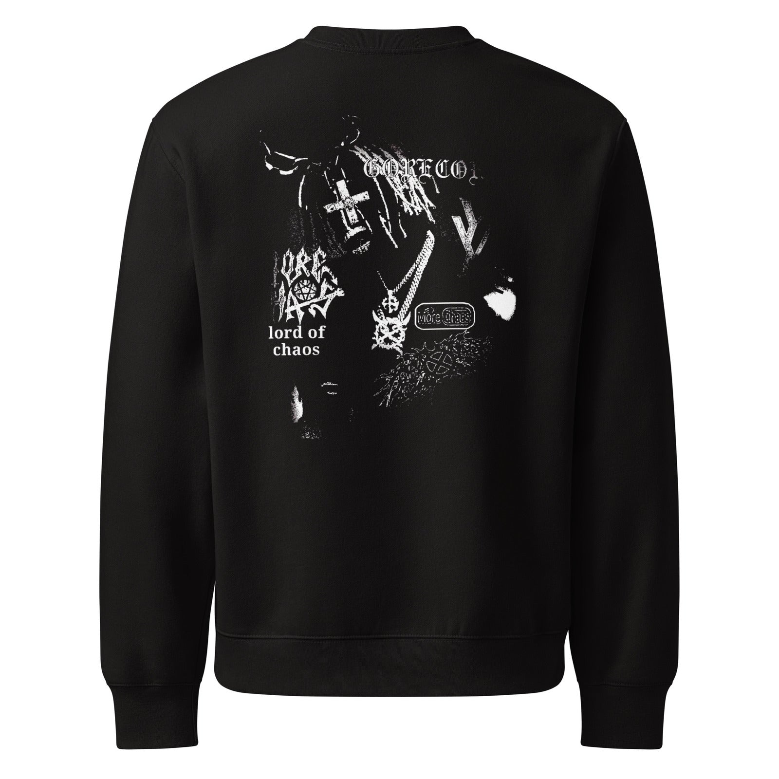 unisex oversized heavyweight sweatshirt black back 68d82fe644eac