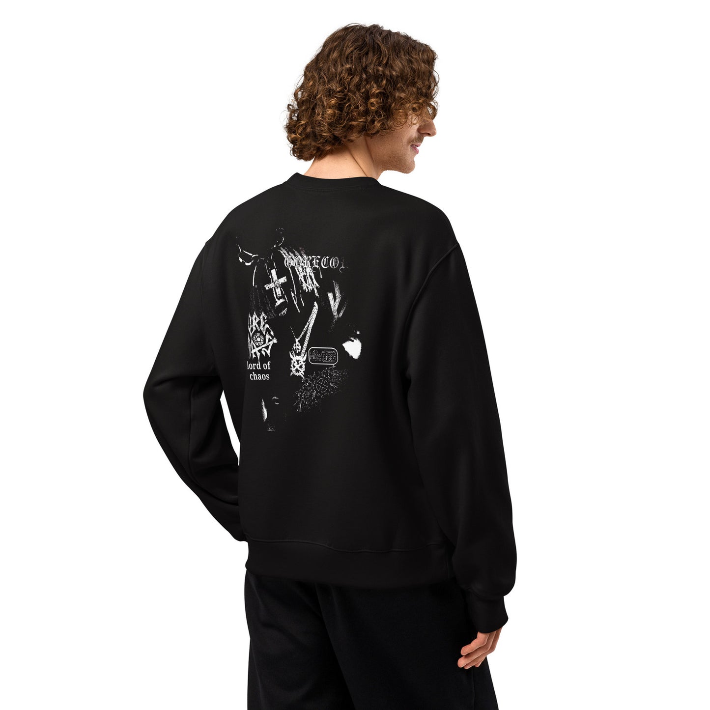 unisex oversized heavyweight sweatshirt black back 68d82fe645ead