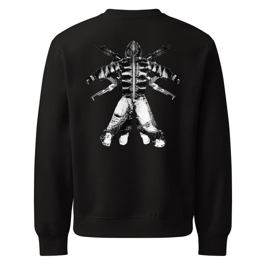 unisex oversized heavyweight sweatshirt black back 68d9051b337bd