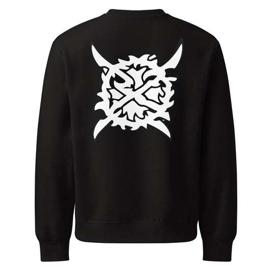 unisex oversized heavyweight sweatshirt black back 68d90bad871d6