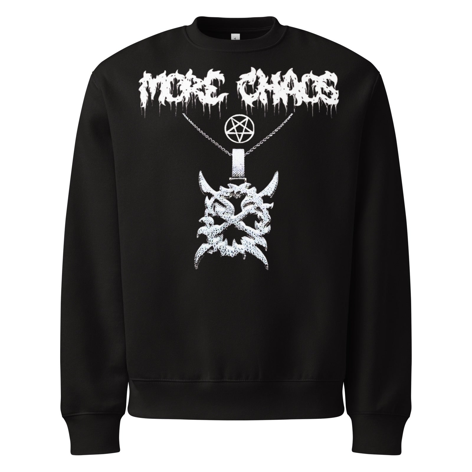 unisex oversized heavyweight sweatshirt black front 68d918010d9f2