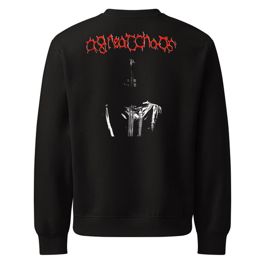 unisex oversized heavyweight sweatshirt black back 68d9188e75e11