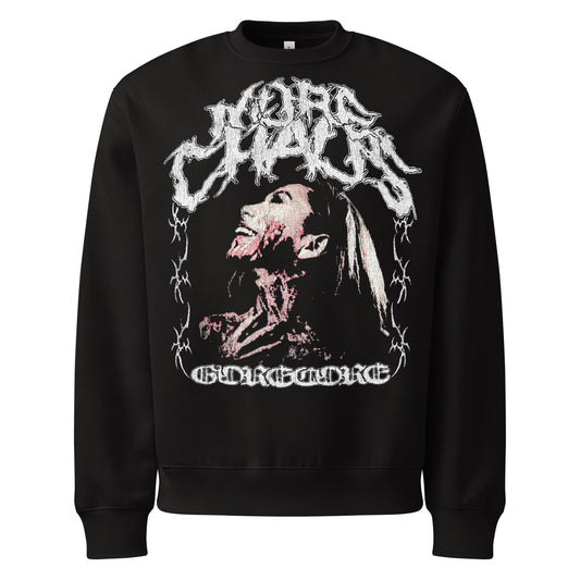 unisex oversized heavyweight sweatshirt black front 68d9194d5f635