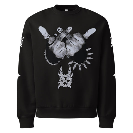 AGC Ken Carson unisex oversized heavyweight sweatshirt black front