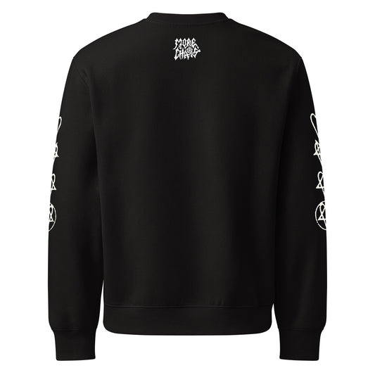 unisex oversized heavyweight sweatshirt black back 68d91a8eb9dda