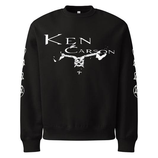 unisex oversized heavyweight sweatshirt black front 68d91a8eb805c