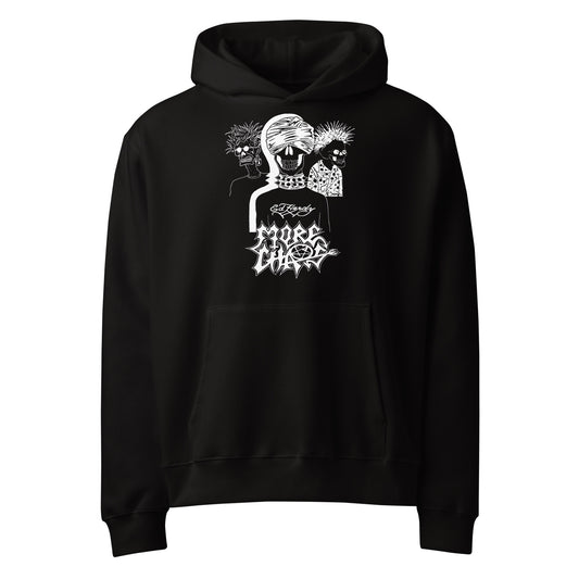 unisex oversized heavyweight hoodie black front 68da209d5495f