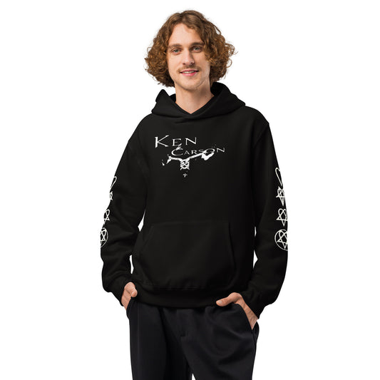 unisex oversized heavyweight hoodie black front 68da23b3f070a