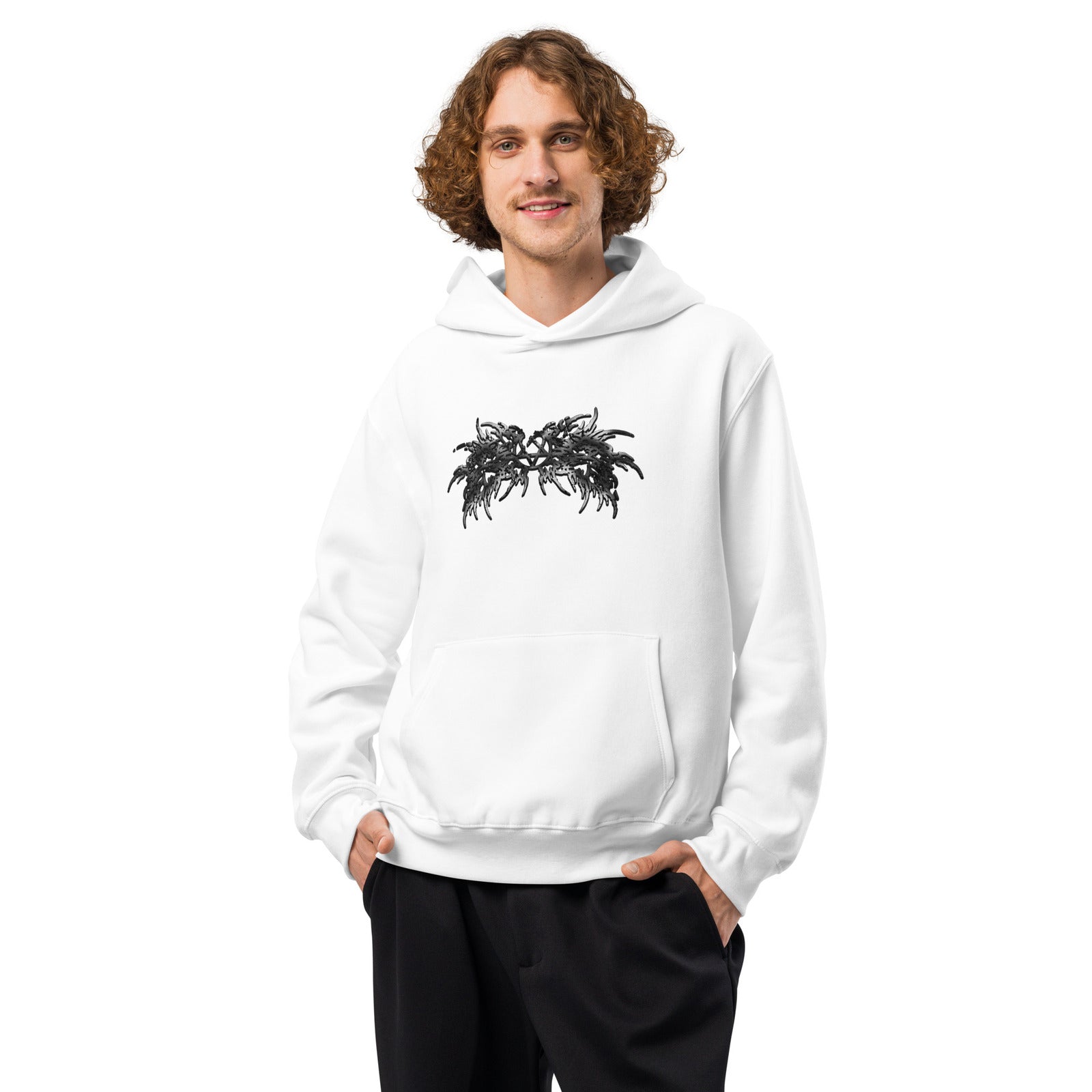 unisex oversized heavyweight hoodie white front 68da32bcdd65f