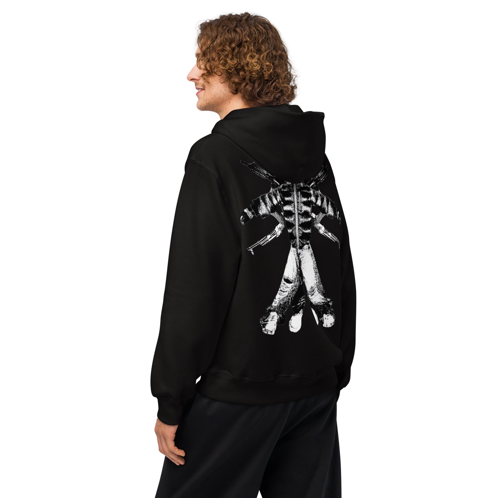 unisex oversized heavyweight hoodie black back 68da34fe74cab