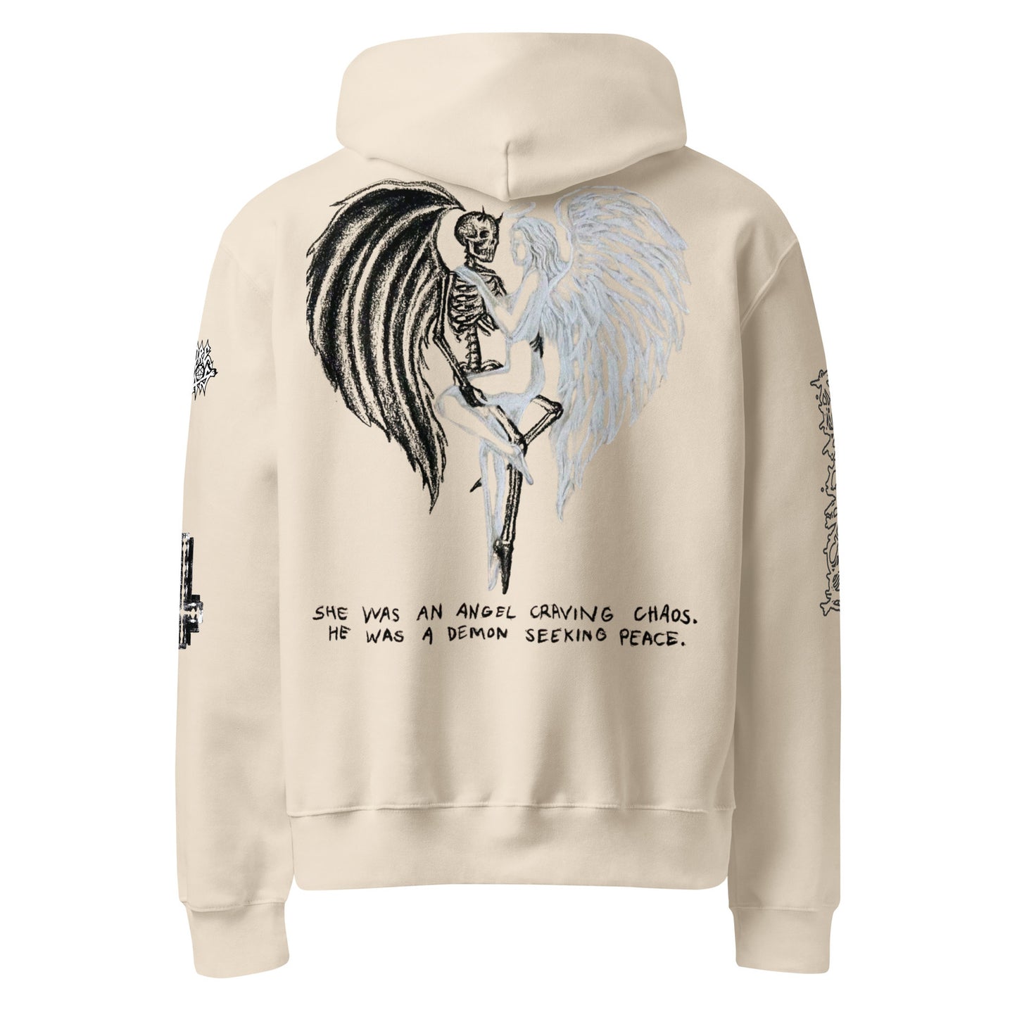 unisex oversized heavyweight hoodie dust back 68da37be84320