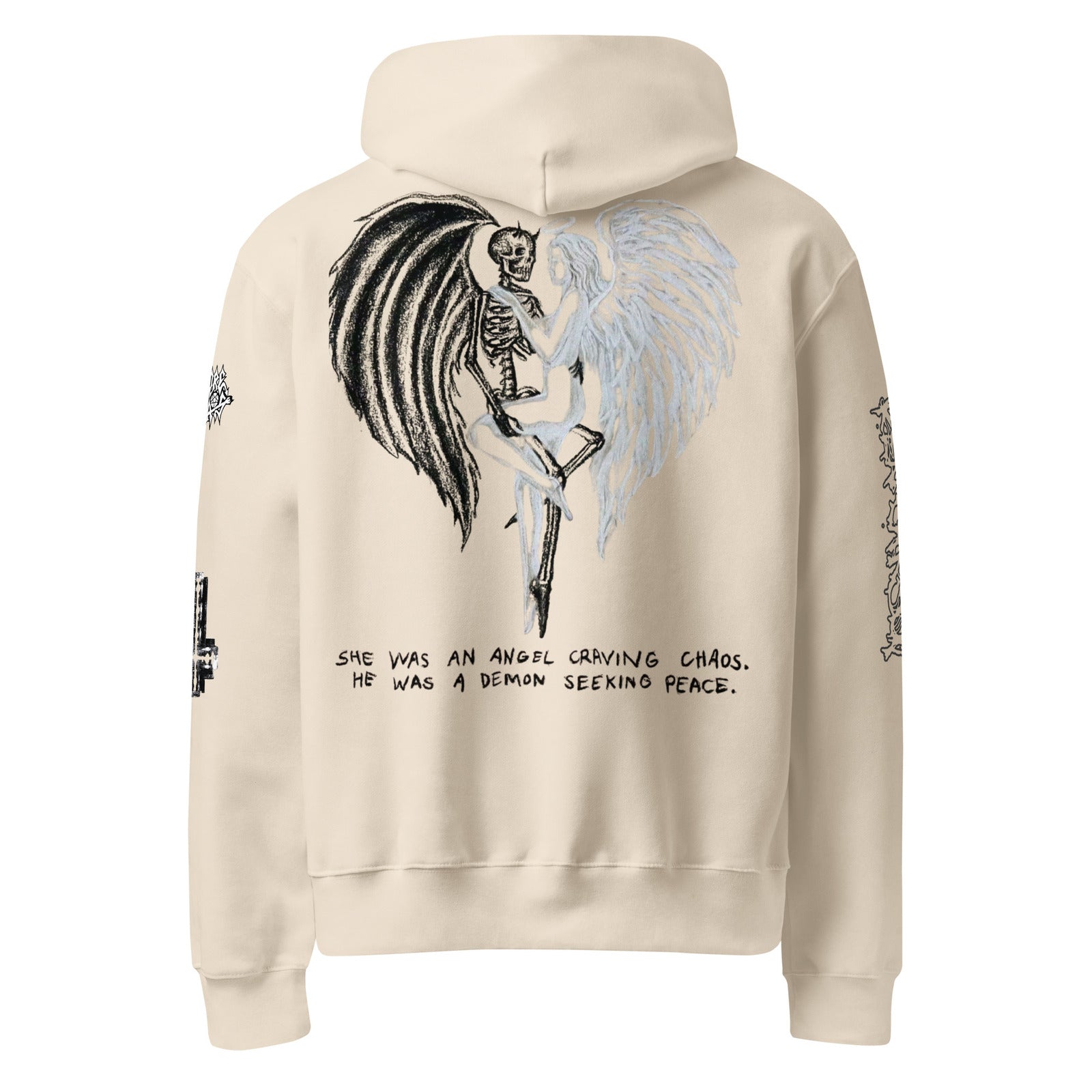 unisex oversized heavyweight hoodie dust back 68da37be84320