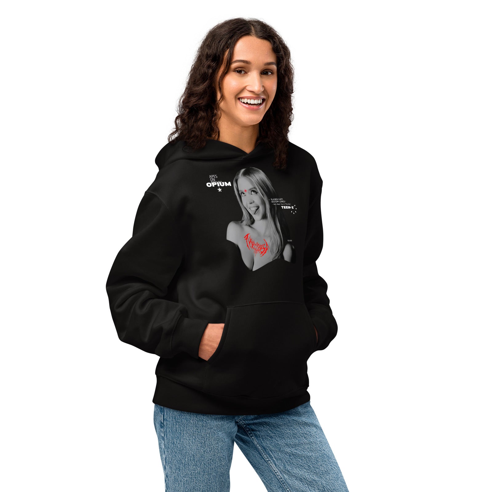 Ken Carson Opium Sydney Sweeney Oversized HoodieKen Carson Opium Sydney Sweeney Oversized Hoodie